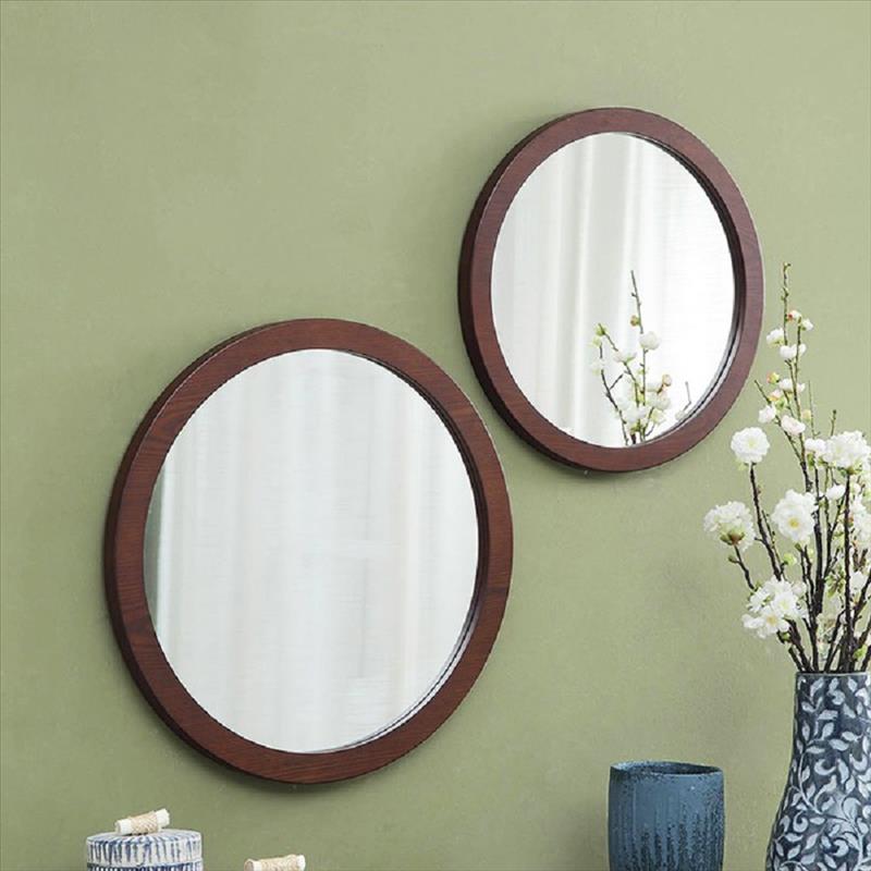 Wood Framed Wall Mirror